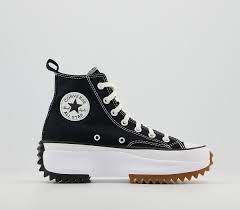 Unisex black ice run star hike low top Converse Runstar Hike Trainers Black White Unisex Sportschuhe