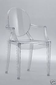 Philipe Starck Louis Ghost Clear Arm Side Dining Chair Baxtonstudio Acrylic Chair Side Chairs Dining Louis Ghost Chair