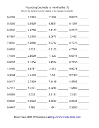 Rounding numbers online worksheet for grade 4. Rounding Decimals To Hundredths F Worksheet For 4th 6th Grade Lesson Planet