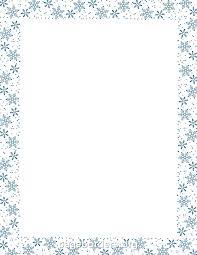 Snowflake Border Clip Art Page Border And Vector Graphics Cerceve Cerceveler Kartlar