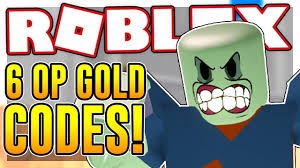 Six Op Gold Codes In Zombie Strike Roblox Youtube