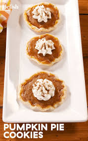 Pumpkin Pie Cookies Couldn T Be Cuter Recipe Pumpkin Pie Cookies Recipe Thanksgiving Desserts Thanksgiving Desserts Easy