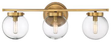 1, 2, 3, 4, 5, 6, & up to 10 light fixtures are available in bronze, chrome, nickel, silver leaf, stainless, crystal & white finishes. 3 Light Bath Bar Natural Brass Transitional Bathroom Vanity Lighting By Savoy House Houzz