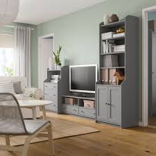 Hauga Agencement Tele Rangement Gris Ikea Tv Storage Ikea Smart Living Room