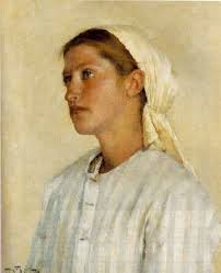 Sold at Auction: Henry Herbert La Thangue, HENRY HERBERT LA THANGUE, R.A.  (1859-1929) PORTRAIT OF A GIRL