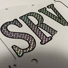 Shop greek alphabet stickers created by independent artists from around the globe. Srv Yellow Replica Holographic Letters Stickers Decals