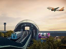 With 1 terminal and 1 runway, the airport operates services to 9 passenger airlines and 5 cargo airlines. London Luton Airport Peoplemover Approved Metro Report International Railway Gazette International