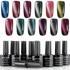 Black And Orange Cat Eye Nails Gellen Magnetic 3d Cat Eye Collection Gel Polish 10ml Each 12 Colors 4pcs Free Magnet Stick Highgloss Colors 3 You Can Cat Eye Gel Polish Cat Eye Gel Nails