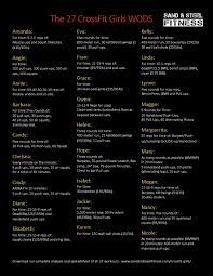 Free crossfit programs — monarch training. Crossfit Girls Wods A Complete Guide Sand And Steel Fitness