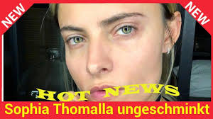 Die schauspielerin veröffentlichte ein foto von sich im netz, auf dem sie keine schminke trägt. Sophia Thomalla Ungeschminkt Kampfansage An Ihre Hater Youtube