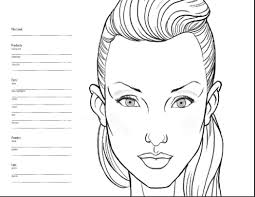 Printable Face Charts For Makeup Face Chart Makeup Face Charts Mac Face Charts