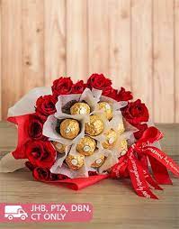 Flowers and candy delivery for valentine's day. Order Valentines Day Flowers Online Sameday Delivery Valentine Crafts Chocolate Bouquet Diy Valentine Bouquet