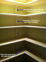 Check spelling or type a new query. Once Upon A Cedar House How To Install Pantry Shelves L Shaped Pantry Pantry Shelf Pantry Shelving