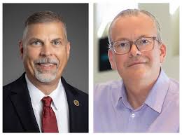 John Nicklow, PhD, President of Florida Tech, and Mike Seeley, President of  the Health First Foundation, Appointed to the Burrell College of  Osteopathic Medicine's Board of Trustees
