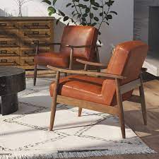 donte 26 wide armchair leather armchair living room modern leather chair leather chair living room