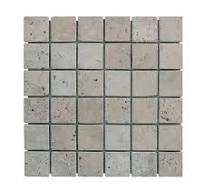Mosaic travertin 1er choix mix beige carré 4.9/4.9 cm - 30.5 ...