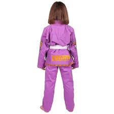 Details About Tatami New Meerkatsu Kids Animal Bjj Gi Purple Uniform Kimono Free White Belt