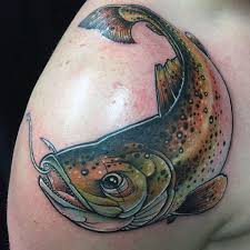 Rainbow trout drawing sketch graphics illustration, fish png. 60 Trout Tattoo Designs For Men Freshwater Fish Ink Ideas