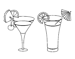 If you have children that are slightly older or teens, you might give. Two Cocktails Coloring Page Coloringcrew Com
