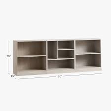 Stack Me Up Low Storage Bookshelf Set Pottery Barn Teen Shop wayfair for all the best low & horizontal bookcases. stack me up triple mixed shelf low bookcase