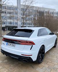 Audimotioningolstadt On Instagram Audi Rs Q8 Werbung Color Glacier White Model 2020 In 2020 Audi Rs Audi Instagram