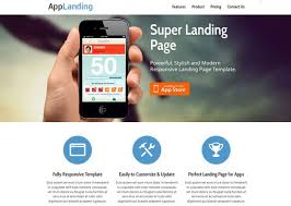 App Landing Responsive App Landing Page Website Template Landing Page Page Template Landing Page Html