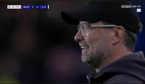 Jurgen Klopp's reaction to Lionel Messi's free kick says it all. Just have  to appreciate greatness 🤷🏻‍♂️🙂
