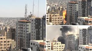 The map created by people like you! Israel Bombs Gaza Building Used By Middle East Eye Al Jazeera And Ap Middle East Eye