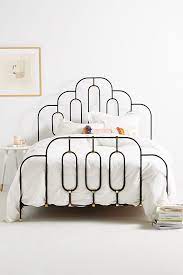 Short legs for appropriate height. Deco Bed Anthropologie