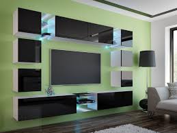 Wohnwand modern mit led eine wohnwand modern mit led ist optisch immer etwas reizvoller. Kaufexpert Wohnwand Edge Schwarz Hochglanz Weiss Mediawand Medienwand Design Modern Led Beleuchtung Mdf Hochglanz Hangewand Hangeschrank Tv Wand