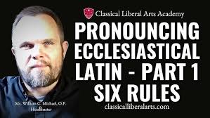 The Basics of Latin: Class 1