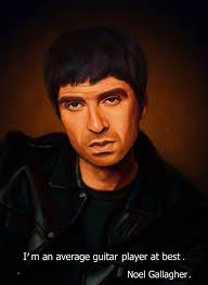 Noel Gallagher in my painting.