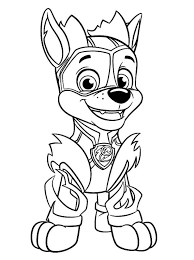 Printable Chase Paw Patrol Coloring Page Novocom Top Disfruta jugando a este juego de rompecabezas de los cachorros de la patrulla canina al rescate. printable chase paw patrol coloring