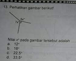 Pq2 = ps × pr pq = )4,66,3(6,3 +× = 106,3 × = 36 = 6 cm 7. Nilai X Pada Gambar Tersebut Adalahbantu Jawab Brainly Co Id