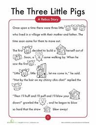 Worksheets The 3 Little Pigs Reading Comprehension Kindergarten English Stories For Kids Reading Worksheets