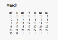 Best Free Calendars In Pure Javascript Css Script