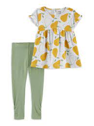 Carter's Child of Mine Baby and Toddler Girl Outfit Set, 2-Piece, Sizes  12M-5T - Walmart.com