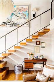 Tour A Layered Loft Fit For A Family Contemporary Stairs Staircase Design Floating Staircase