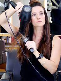 This type of brush is ideal for creating fullness and body when drying hair. How To Blow Dry Your Hair The Right Way Blow Dry Hair Blow Dry Hair Straight Dry Long Hair
