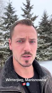 The snow & cold is here in Winnipeg, MB 🇨🇦🥶 #winnipegmanitoba #canada  #winter #snow #actor #film #foryou #foryoupage