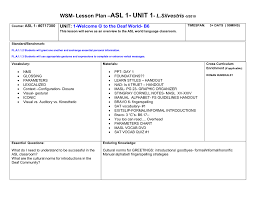 asl 1 wsm lp unit 1