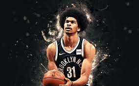 Jarrett allen is an american professional basketball player for the brooklyn nets for the national basketball association. Download Wallpapers Jarrett Allen 4k Abstract Art Nba Basketball Stars Brooklyn Nets Allen Neon Lights Basketball Creative Besthqwallpapers Com Nba League Brooklyn Nets Basketball