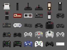 An Abridged History Of Game Controllers Pixel Art Games Pixel Art Pixel Art Characters