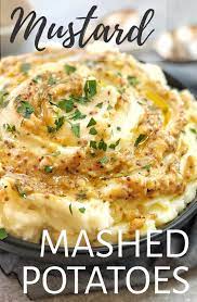 Mustard Mashed Potatoes Chef Not Required Recipe Mustard Mash Mashed Potatoes Side Dish Recipes
