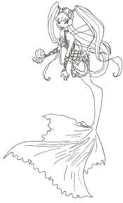 Winx Club Mermaid Musa Coloring Page By Winxmagic237 Lapsille
