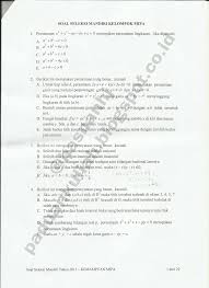 Contoh soal jalur mandiri soshum kumpulan soal pelajaran 6. Soal Tes Masuk Unram Jawabanku Id