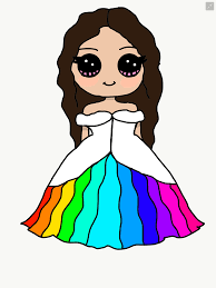 Cute Rainbow Dress For A Girl Desenhos Kawaii Bonequinhas Kawaii Desenhos Kawaii Tumblr