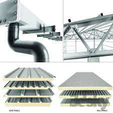 Prefabricated Sloped Roof Paneling Roof Trusses Roof Detail