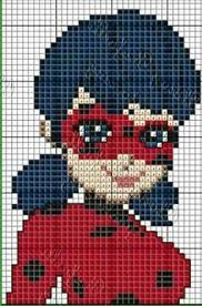 Miraculous Ladybug C2c Disney Cross Stitch Ladybug Pixel Art