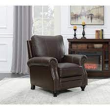 member s mark james leather press back recliner sam s club recliner leather recliner rocker recliners